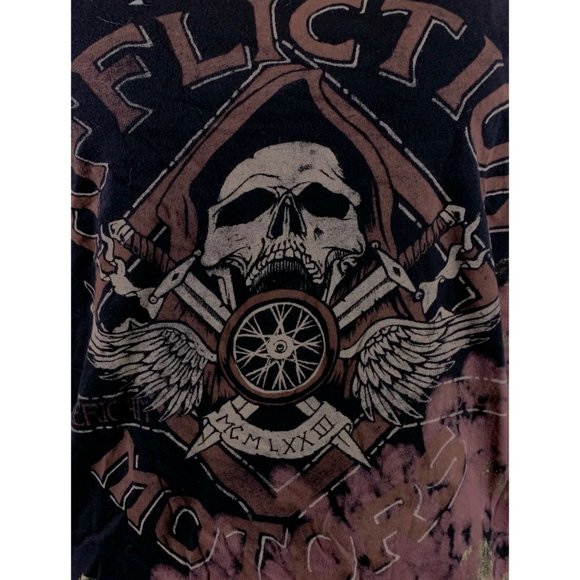 AFFLICTION Women's Tank Top FULL MOON REE Tee Bike - Picture 9 of 11